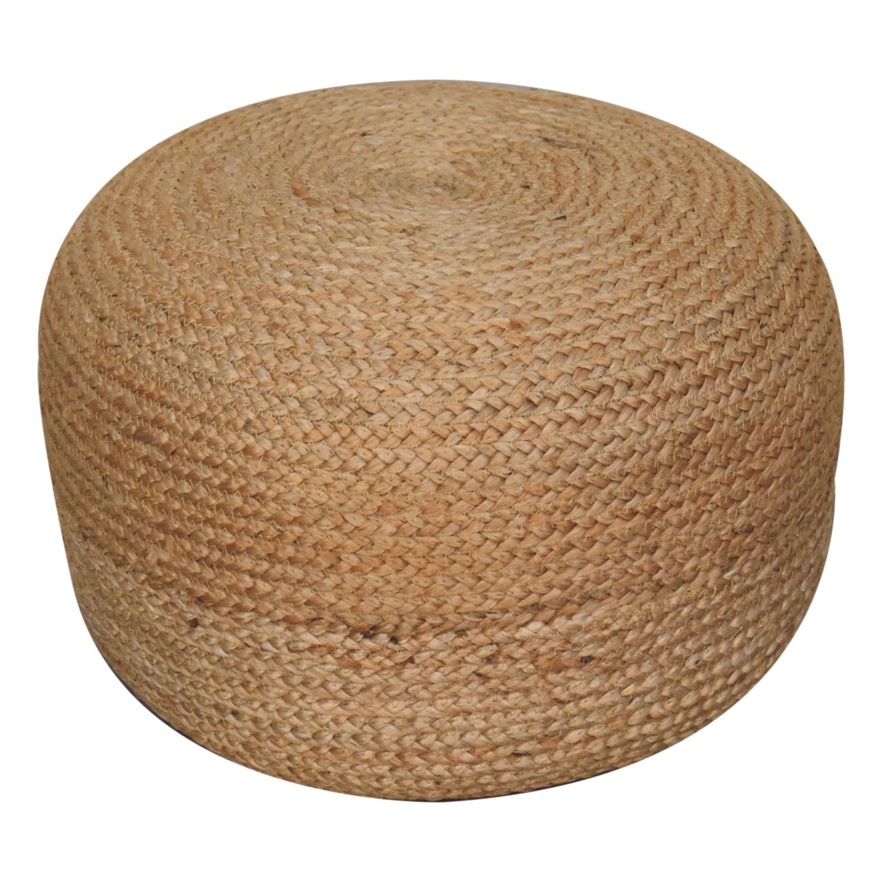 Natural Jute Pouffe-2