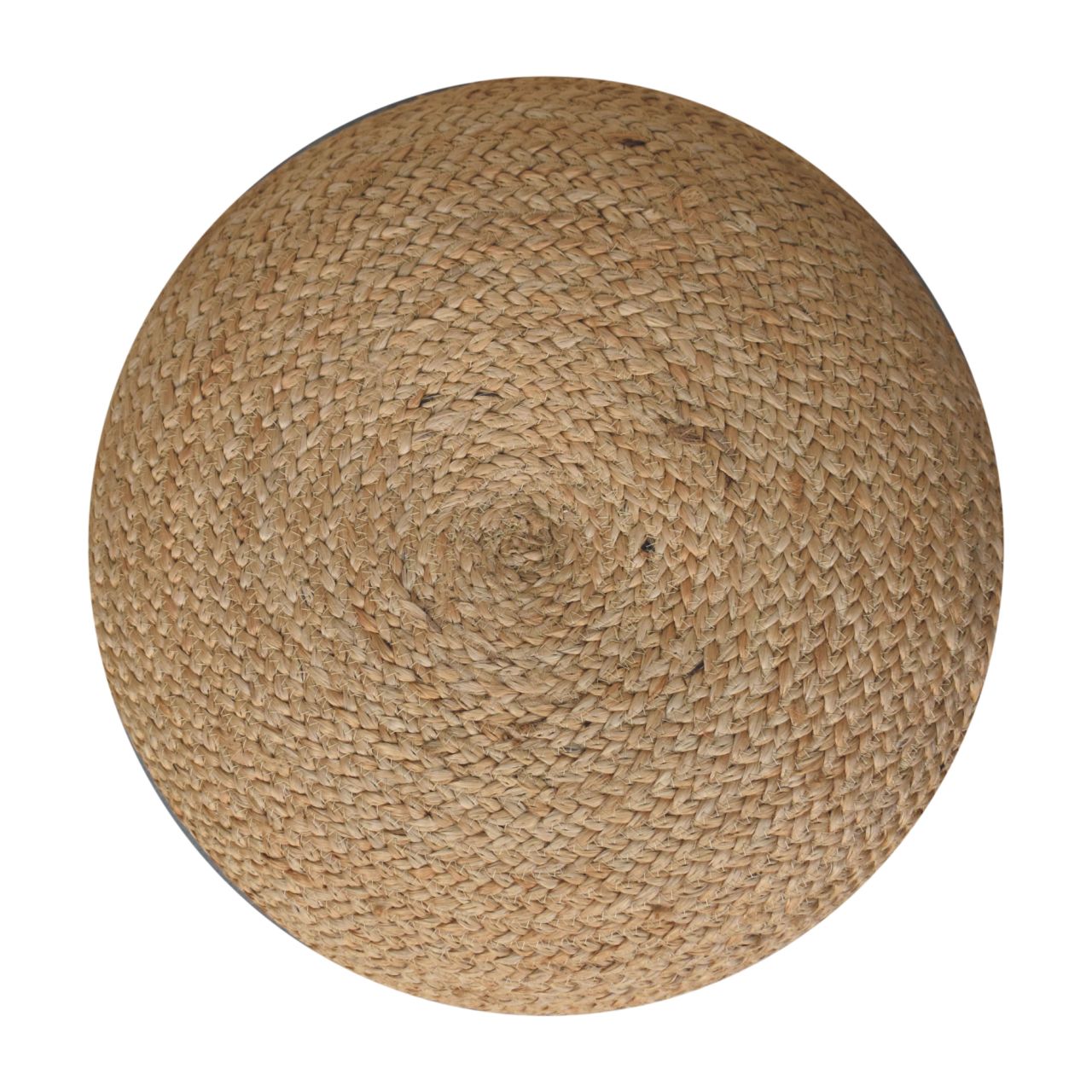 Natural Jute Pouffe-4