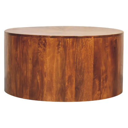 Chestnut Round Wooden Coffee Table wholesalers