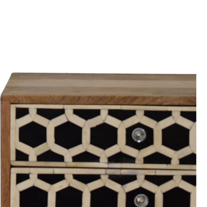 Bone Inlay Scandinavian Style Bedside dropshipping