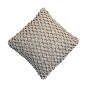 2x Myra Natural White Cushions, 45xm x 45cm