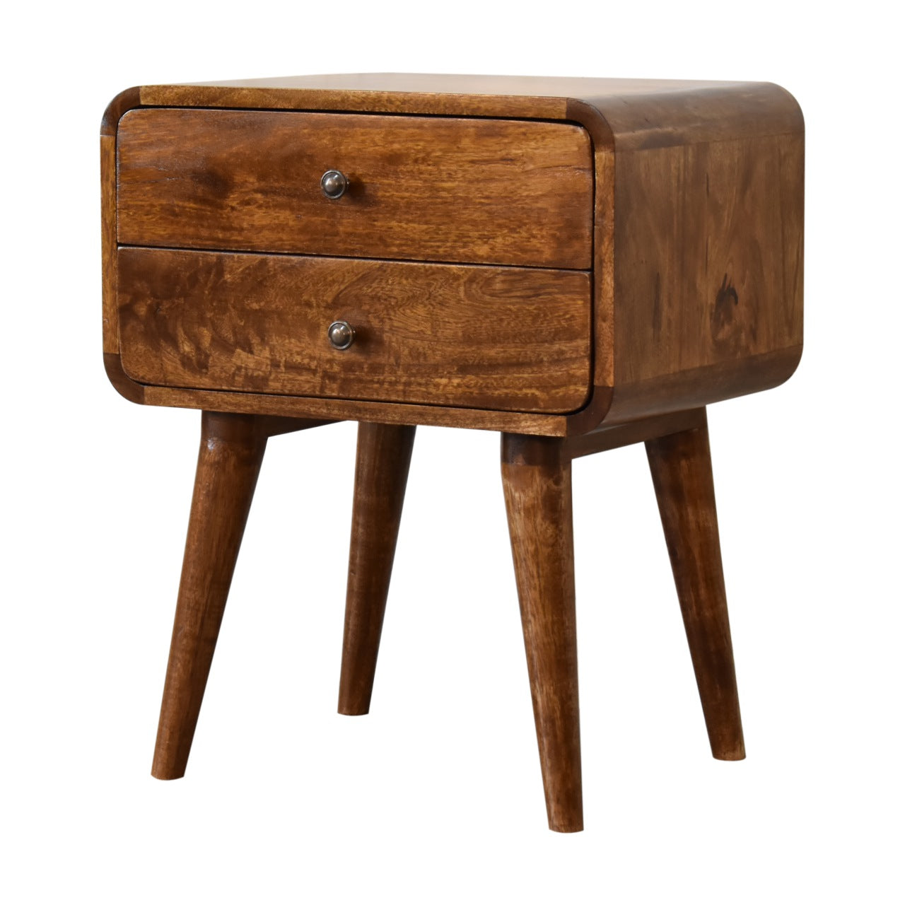 wholesale Curved Chestnut Bedside for resale