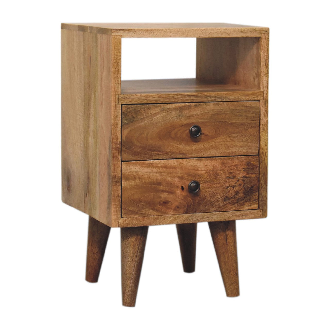 Mini Classic Oak-ish Bedside with Open Slot dropshipping