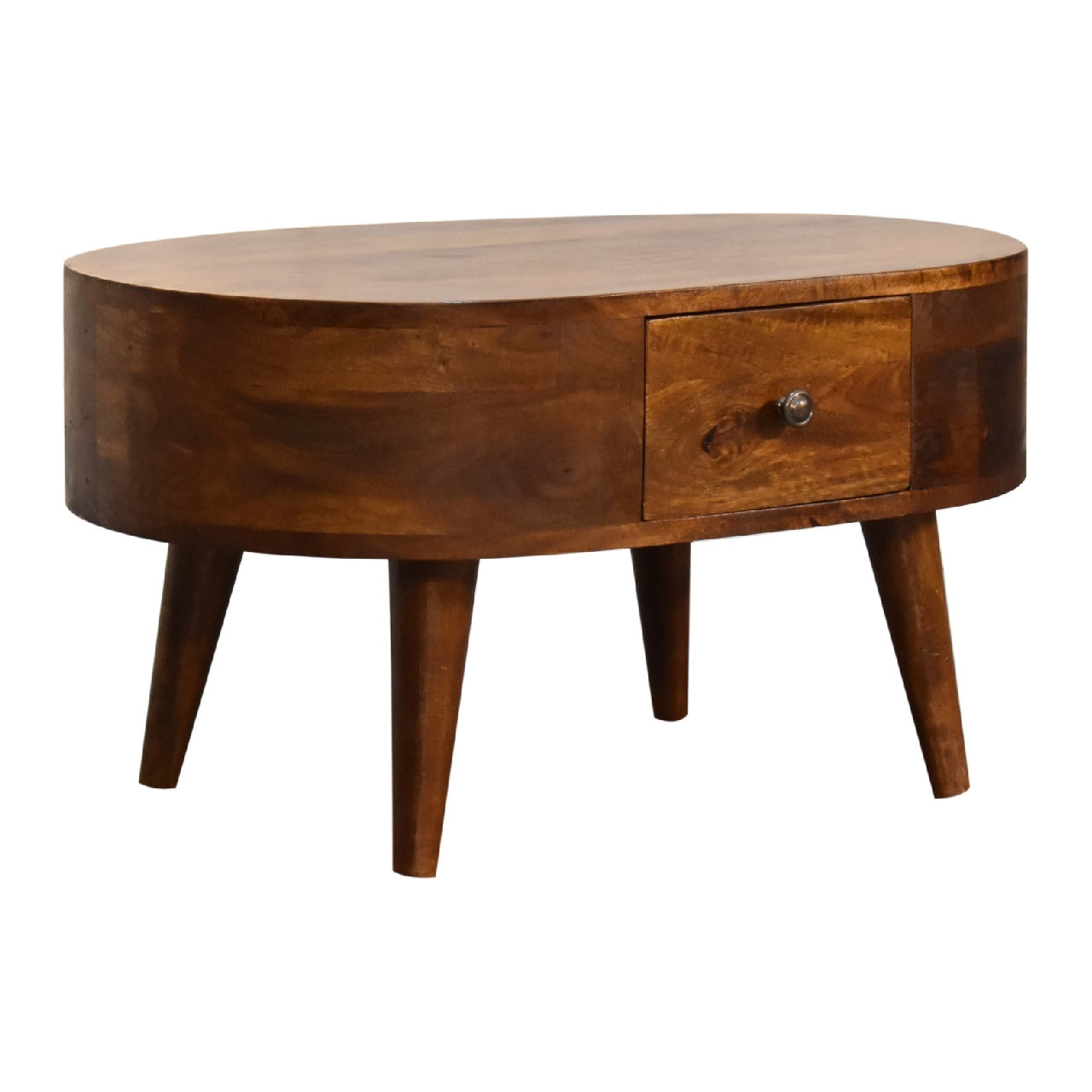 wholesale Mini Chestnut Rounded Coffee Table for resale