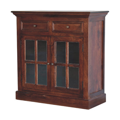 wholesale Cherry Cabinet with Glazed Doors for resale