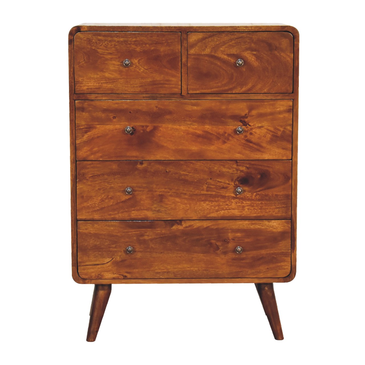 Curved Chestnut Chest