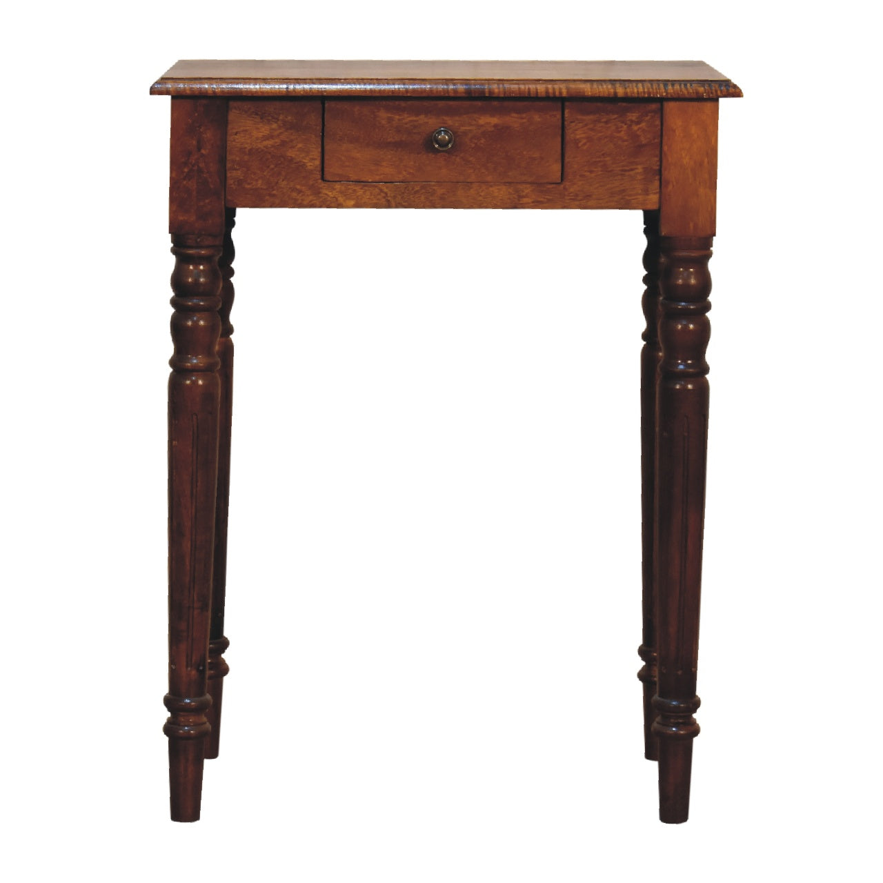 Chestnut Turned Leg Writing Desk wholesalers