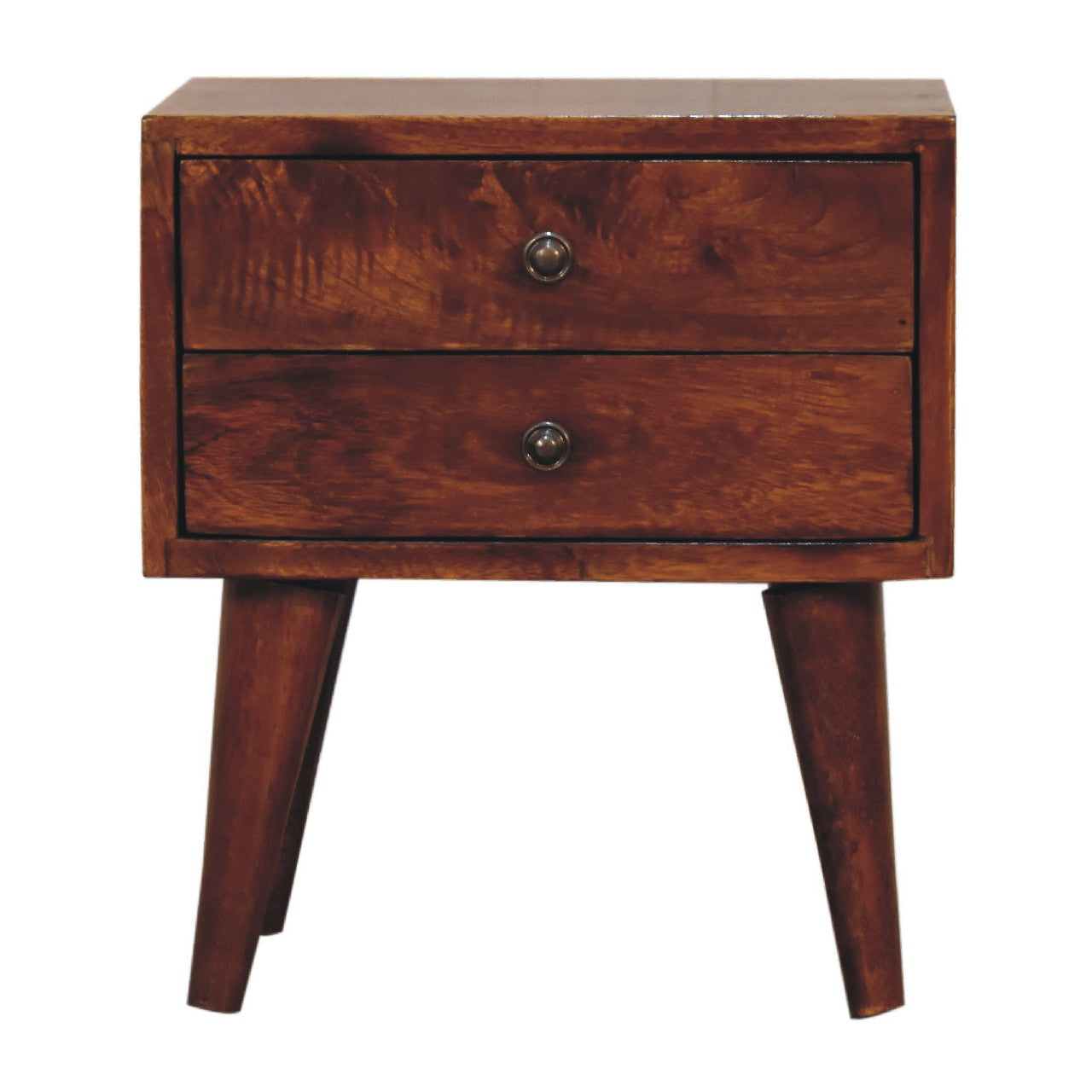 Mini Chestnut Modern Solid Wood Bedside wholesalers