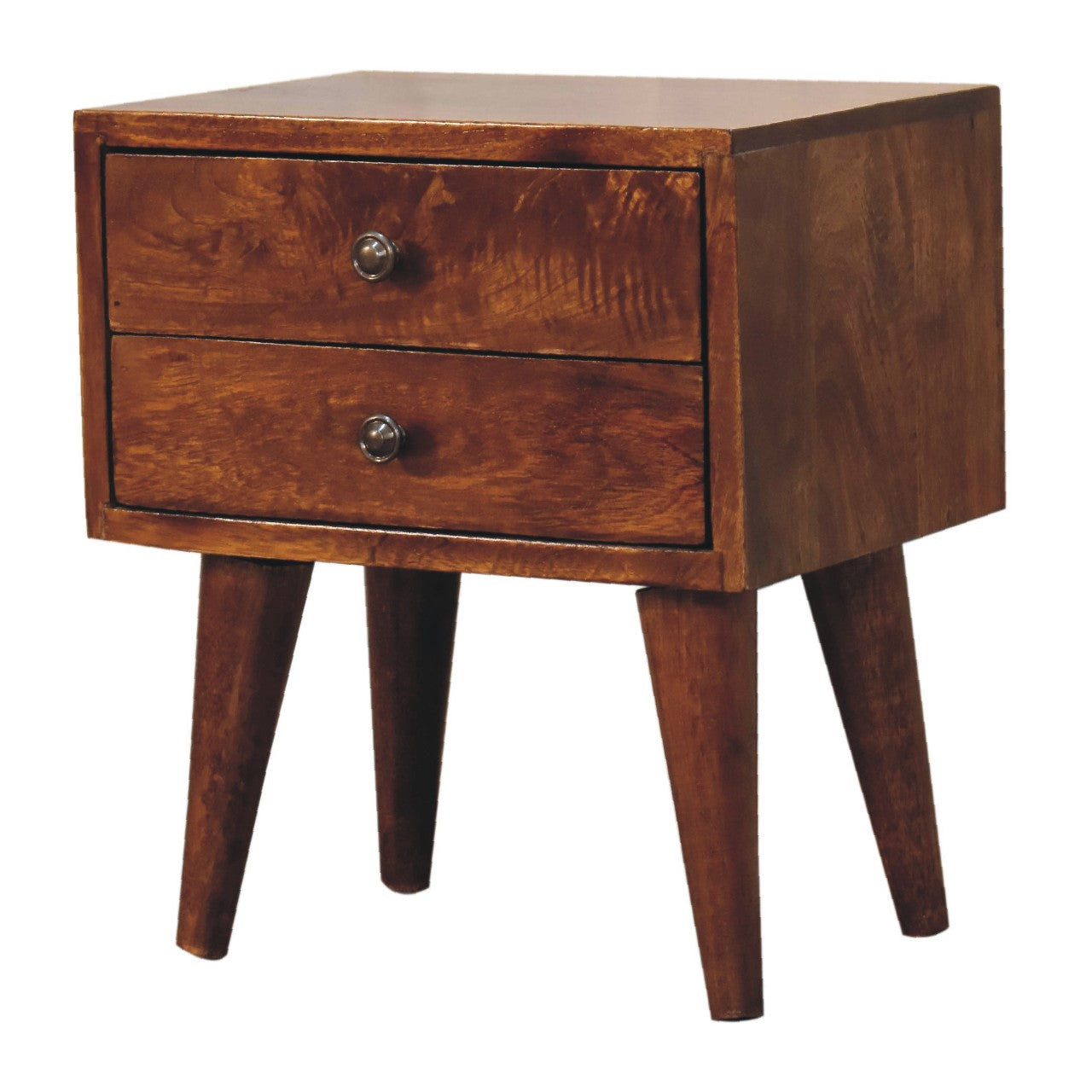 Mini Chestnut Modern Solid Wood Bedside dropshipping