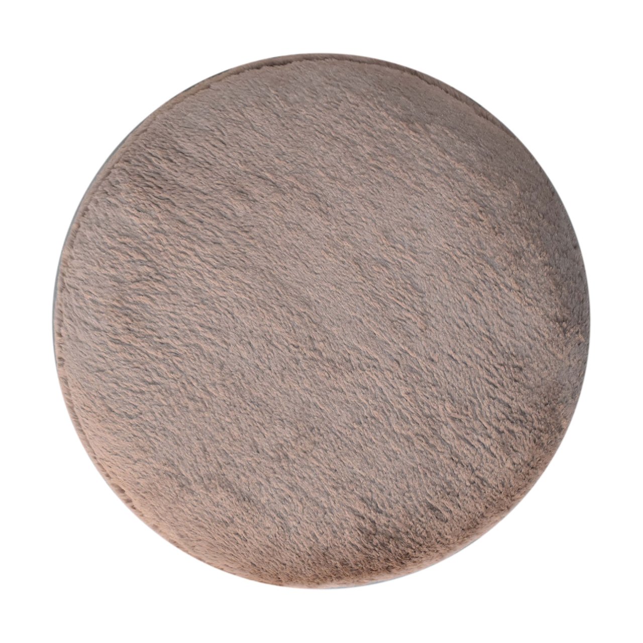 bulk Mocha Faux Fur Round F