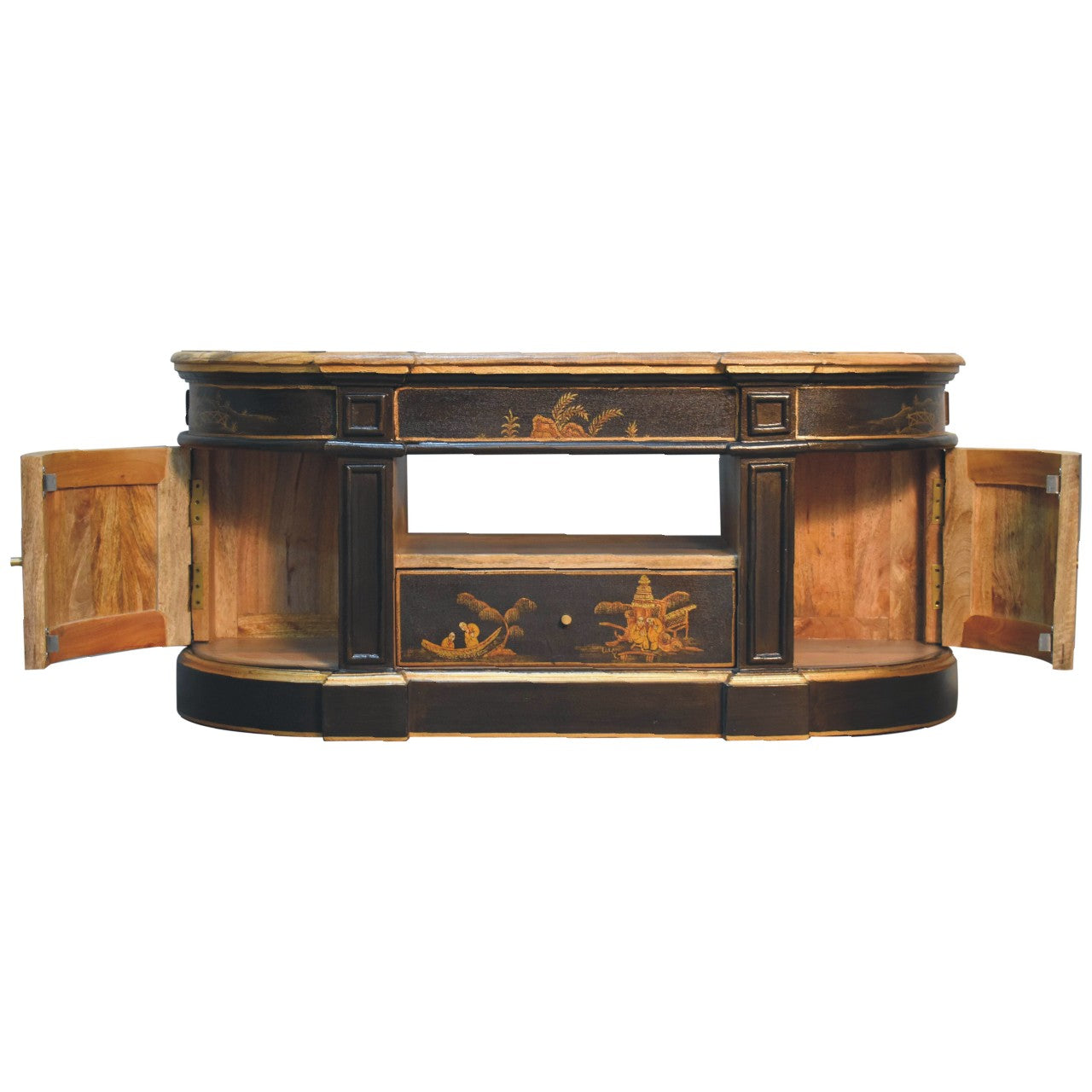 Oriental 2 Door Media Unit-6