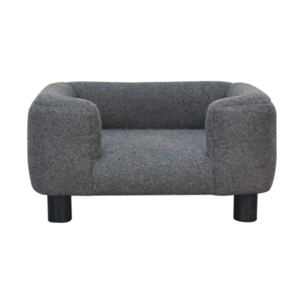 Mini Battleship Tweed Pet Sofa Bed-1