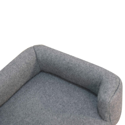 Mini Battleship Tweed Pet Sofa Bed-6