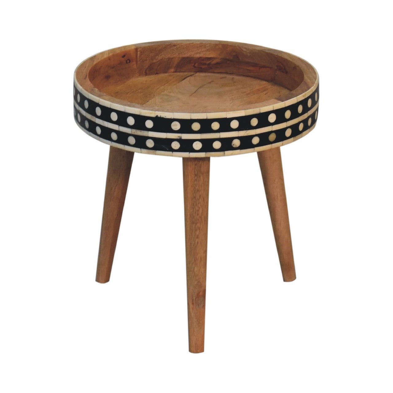 Mini Pattern Nordic End Table-8