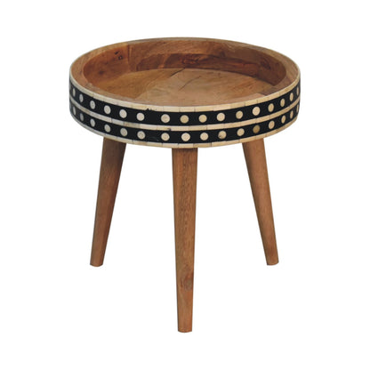 Mini Pattern Nordic End Table-8