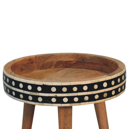 Mini Pattern Nordic End Table-5