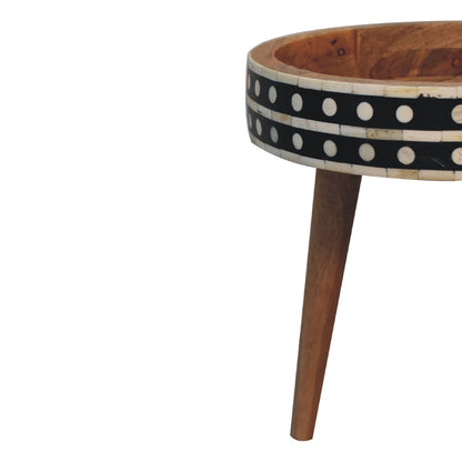 Mini Pattern Nordic End Table-3