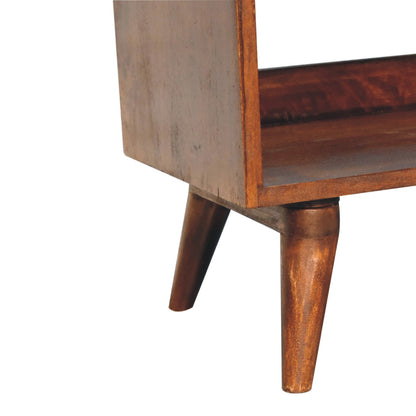 Chestnut Bench with Brown Leather Seatpad-7