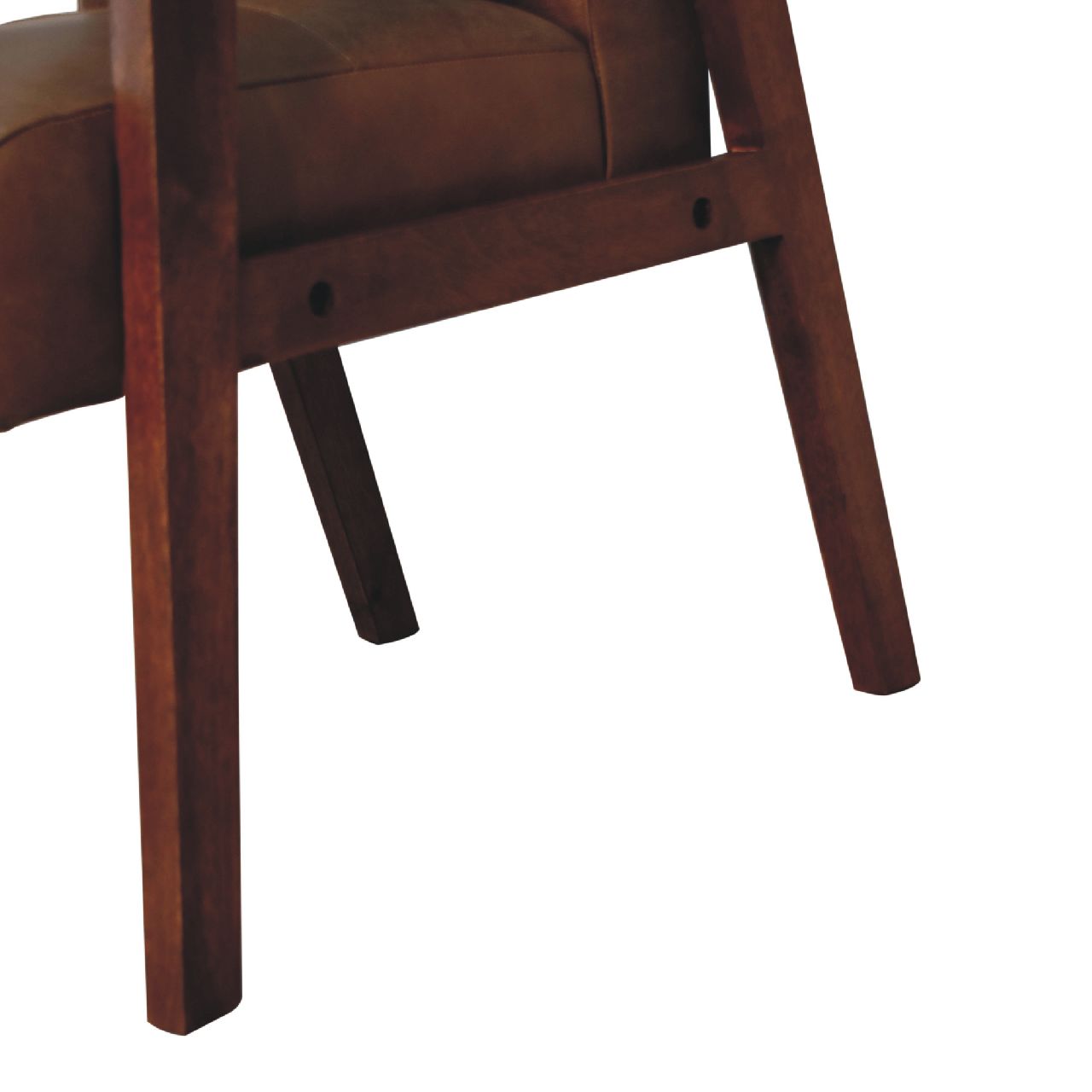 Brown Buffalo Leather Chair-7