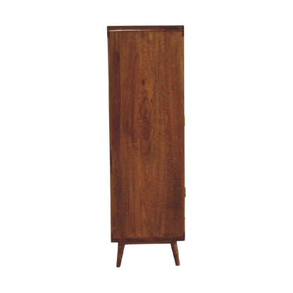 Curved Chestnut Wardrobe-7