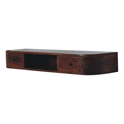 Lunar 2 Drawer Floating Console-2