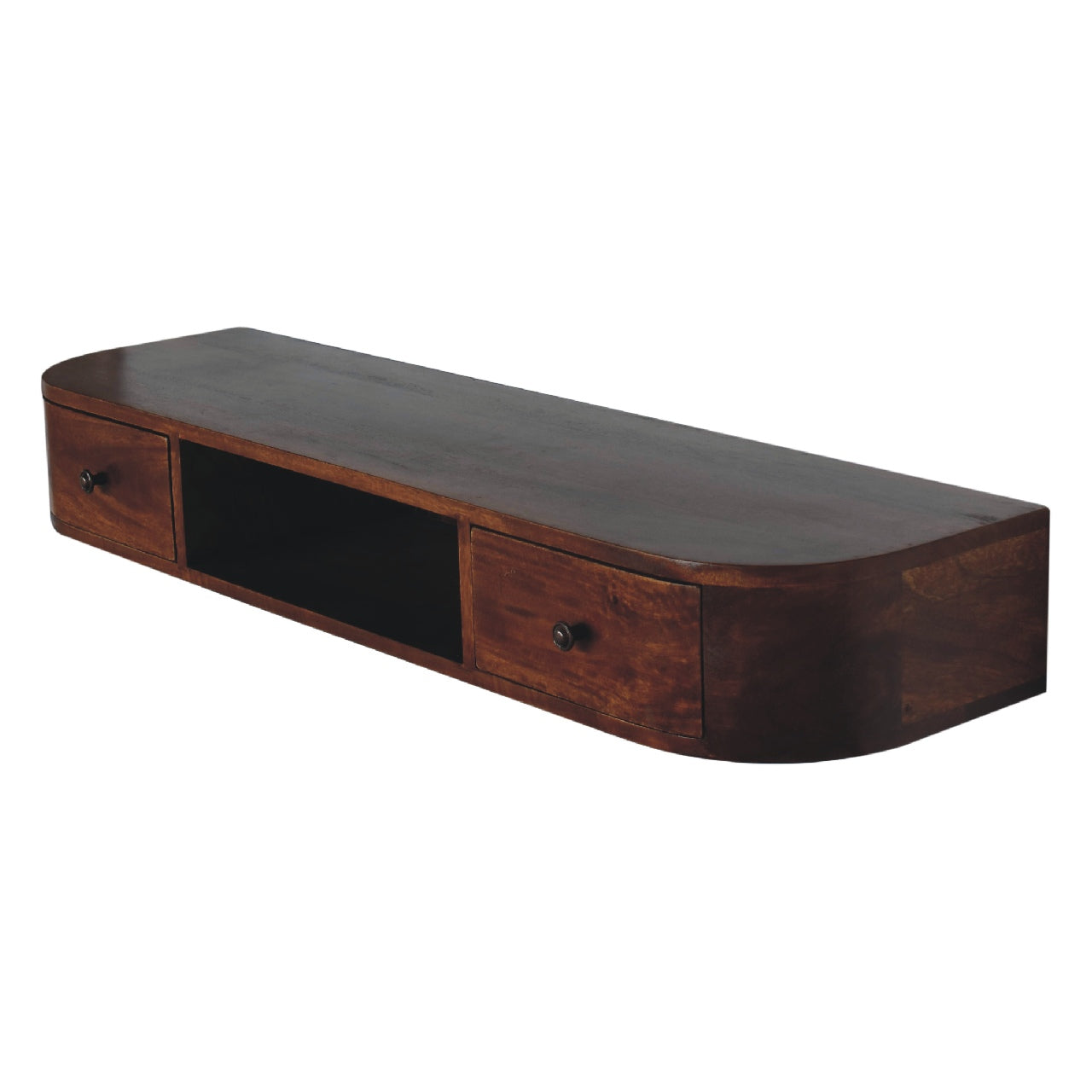 Lunar 2 Drawer Floating Console-3