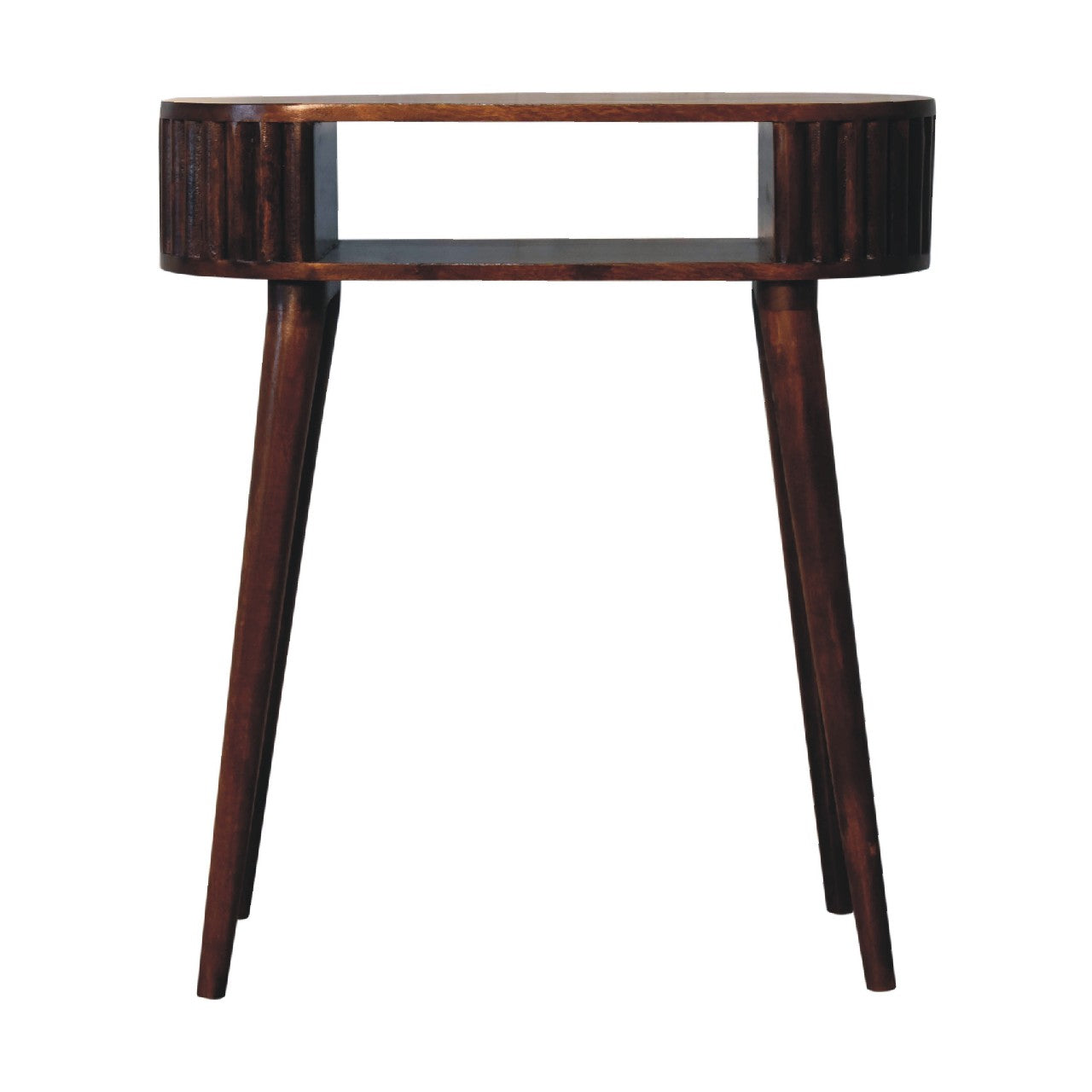 Stripe Chestnut Writing Desk-1