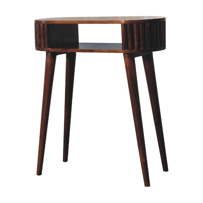 Stripe Chestnut Writing Desk-3