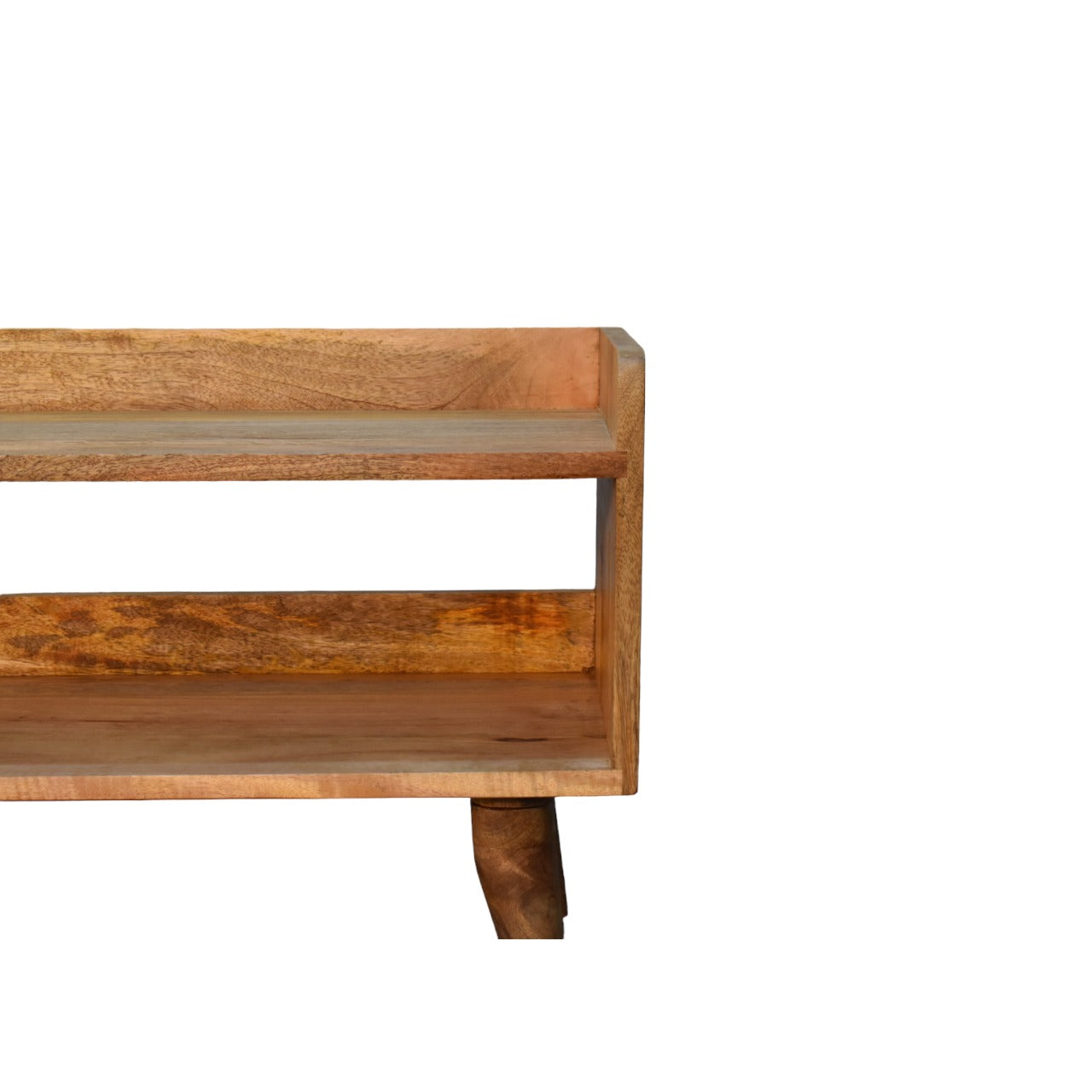 Oak-ish Nordic Storage Bench-5