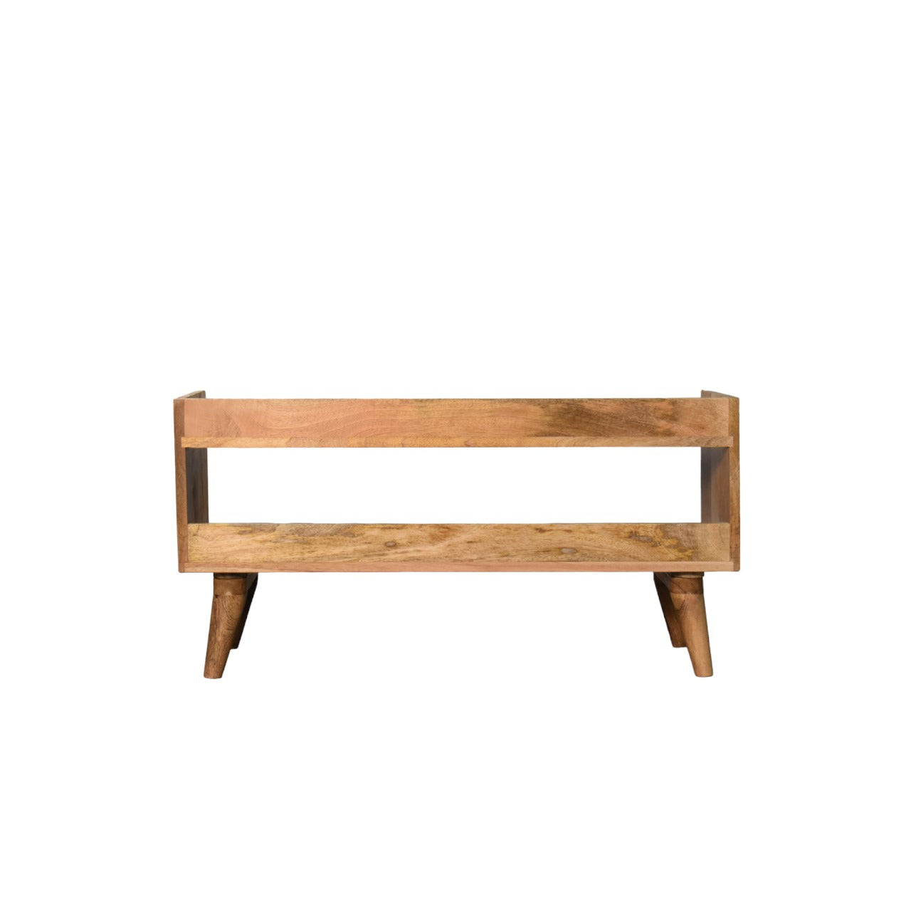 Oak-ish Nordic Storage Bench-8