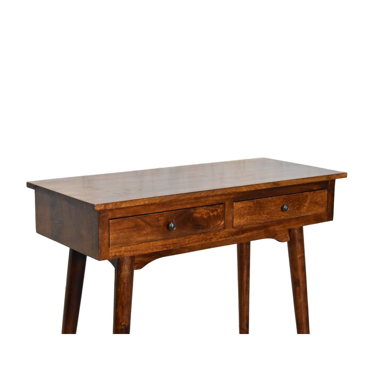Chestnut Hallway 2 Drawer Console Table-2