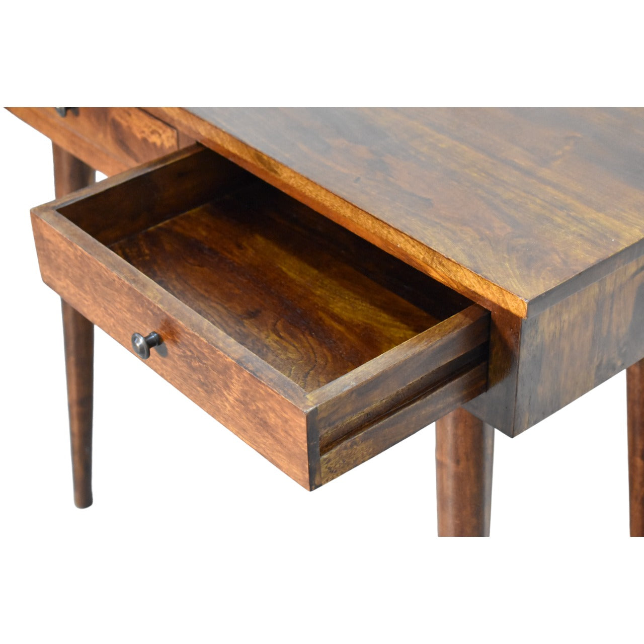 Chestnut Hallway 2 Drawer Console Table-6