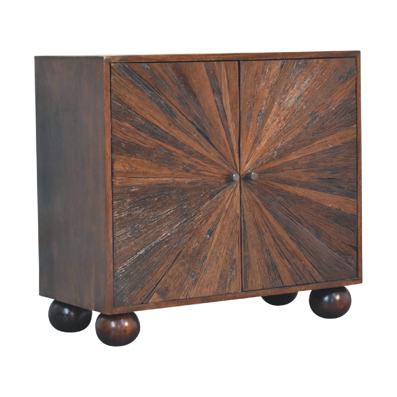 Sunrise Ball Walnut Cabinet-1