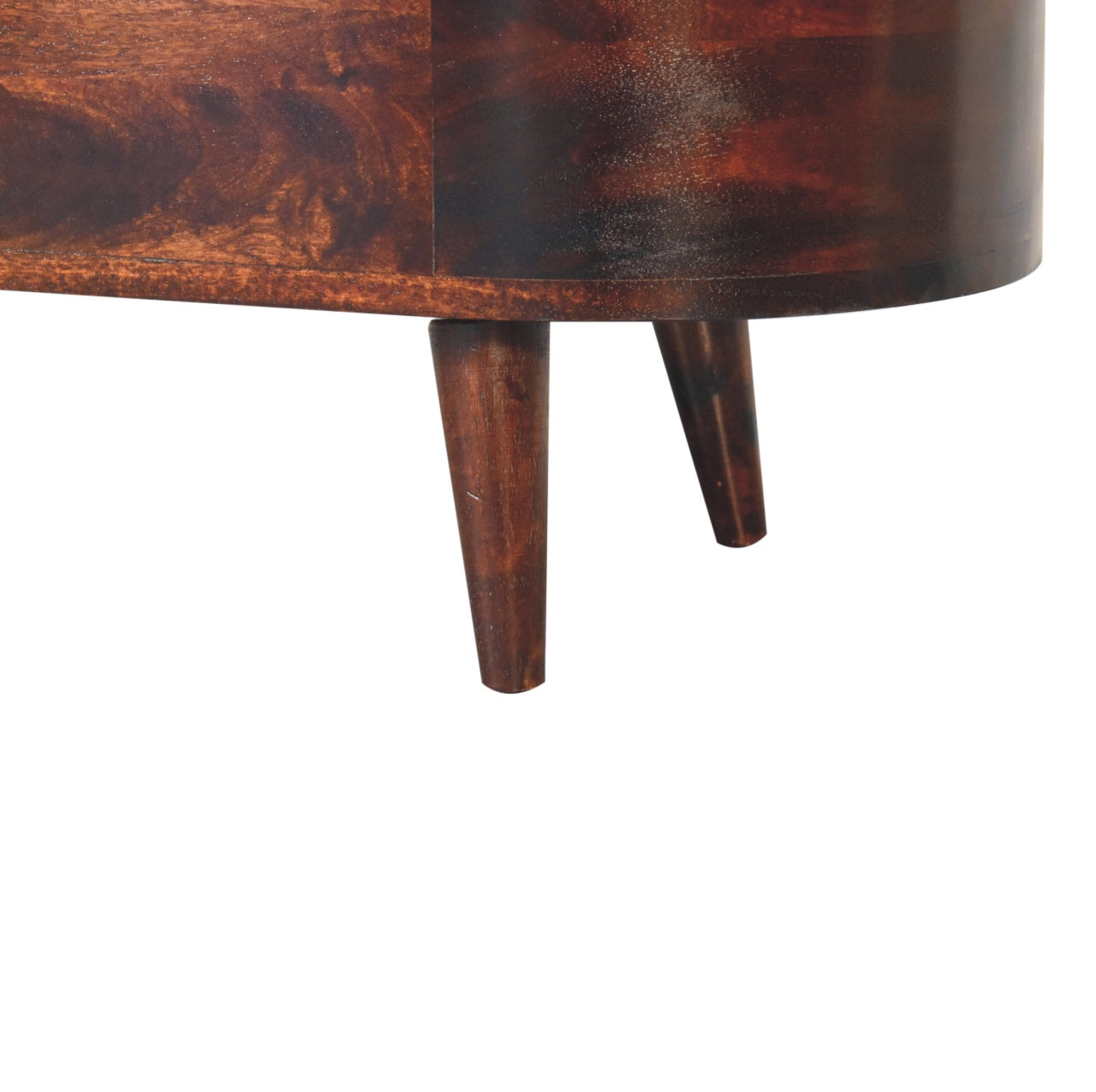 Light Walnut Rounded Lid-up Blanket Box-8