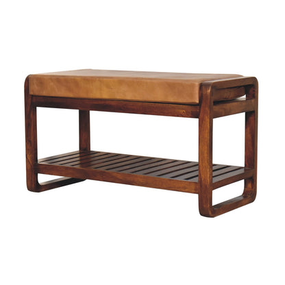 Buffalo Slatted Hallway Bench-7