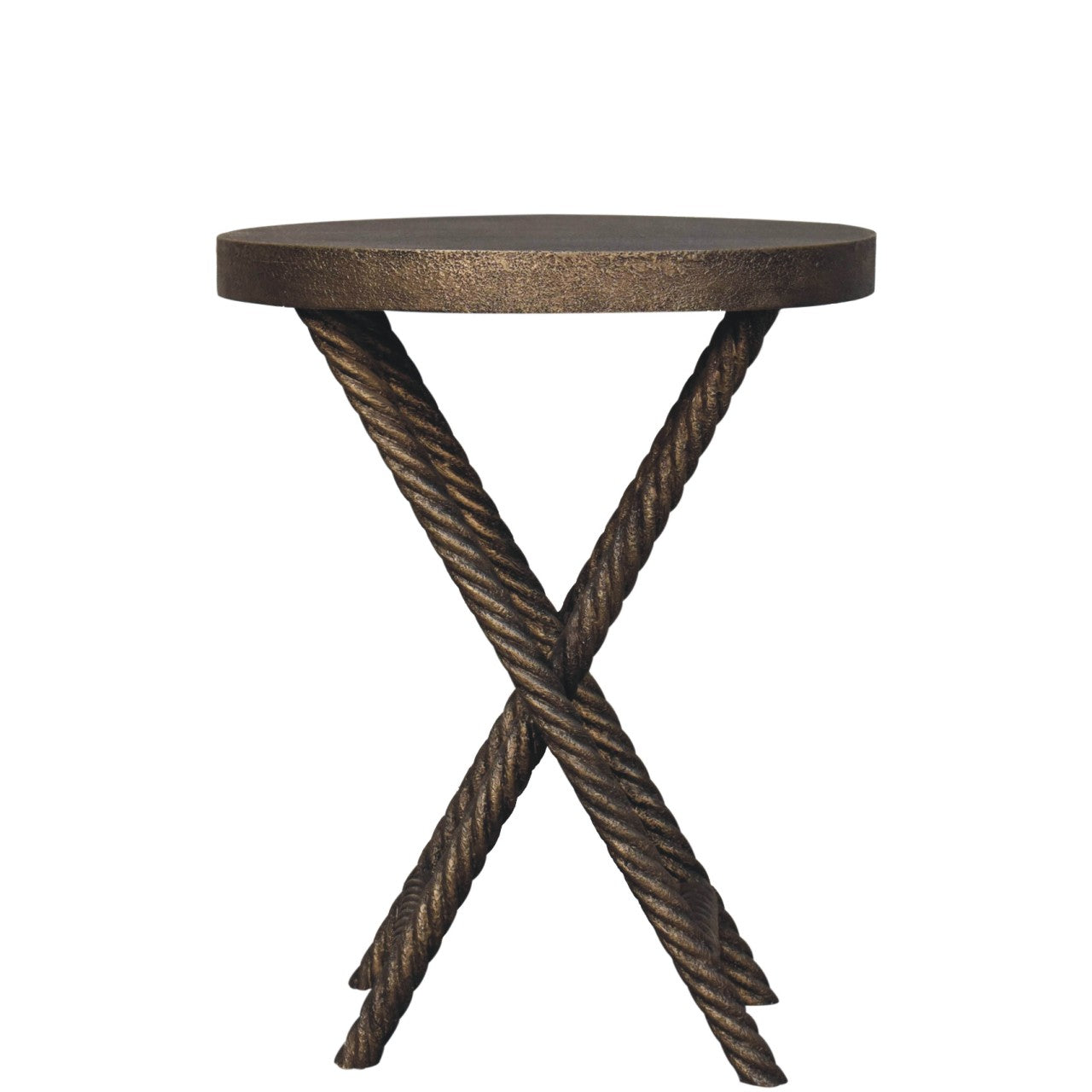 Metallic Rope Side Table-1