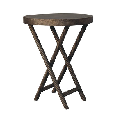 Metallic Rope Side Table-2