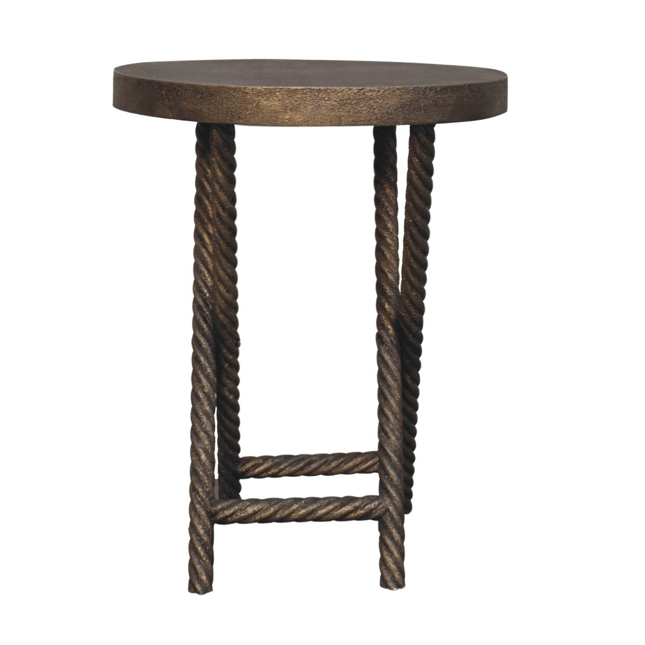 Metallic Rope Side Table-8