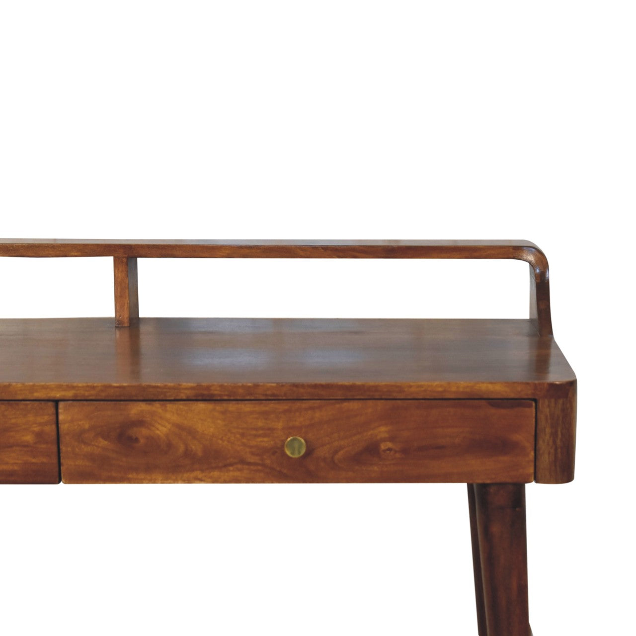 Elevated Chestnut Console Table-4