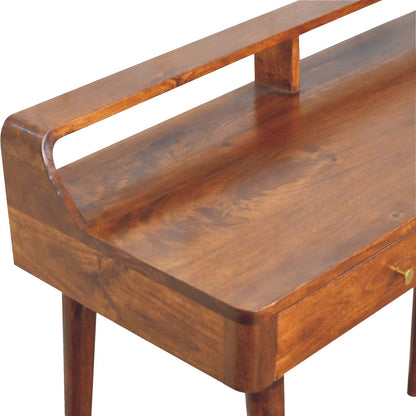 Elevated Chestnut Console Table-5