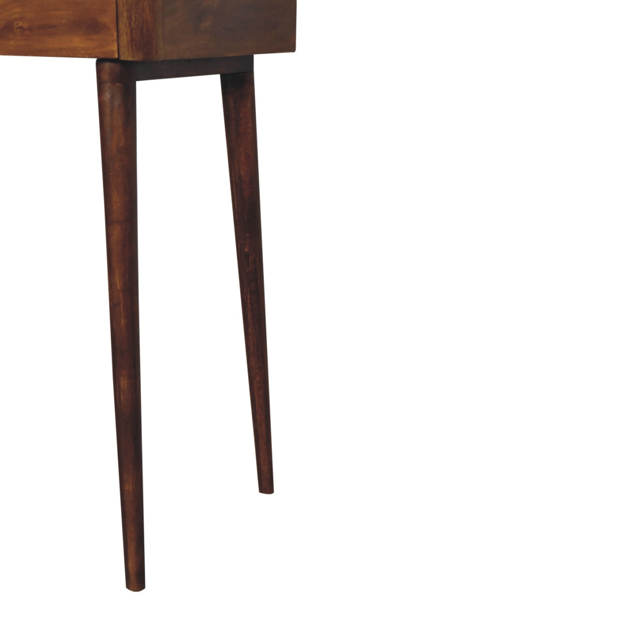 Elevated Chestnut Console Table-7