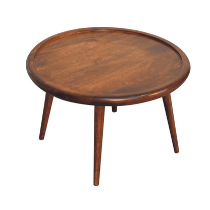 Chestnut Plate Coffee Table-7