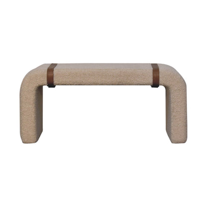 Boucle Leather Strap Bench-1