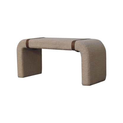 Boucle Leather Strap Bench-2