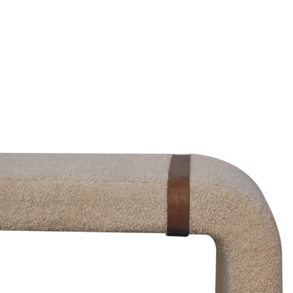 Boucle Leather Strap Bench-4