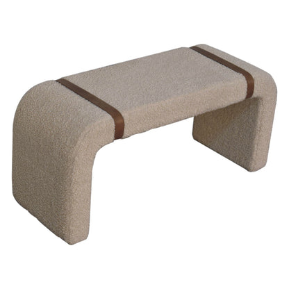 Boucle Leather Strap Bench-6