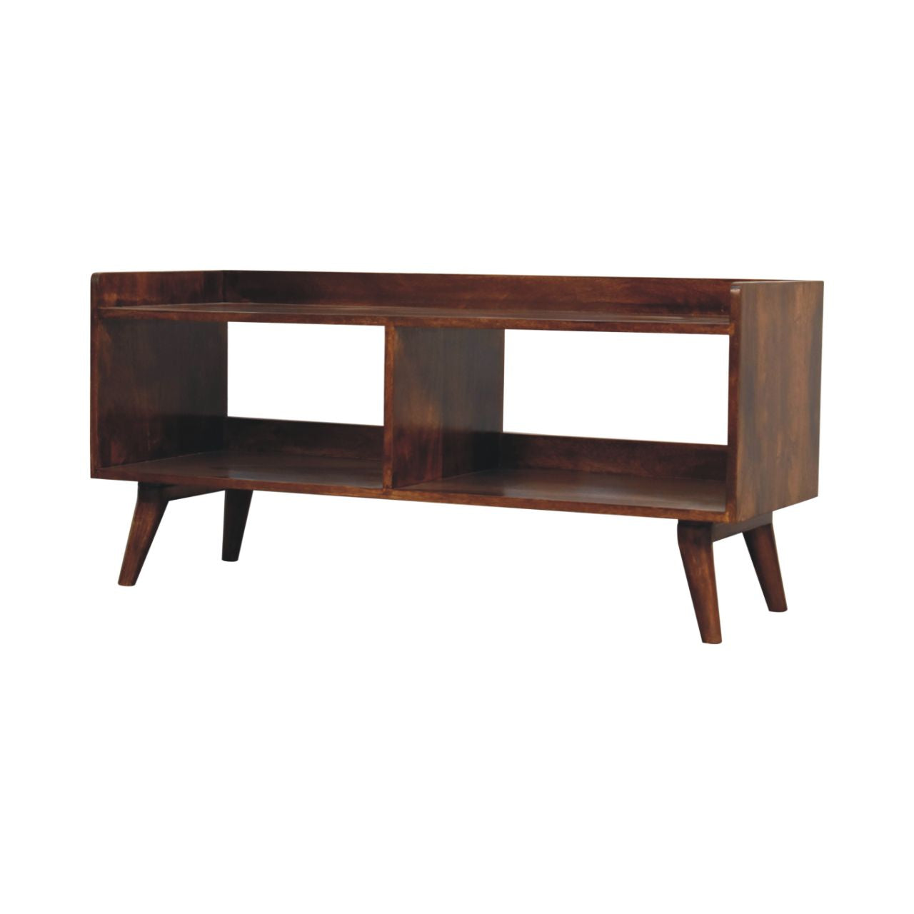 Open-top Chestnut Media Unit-3