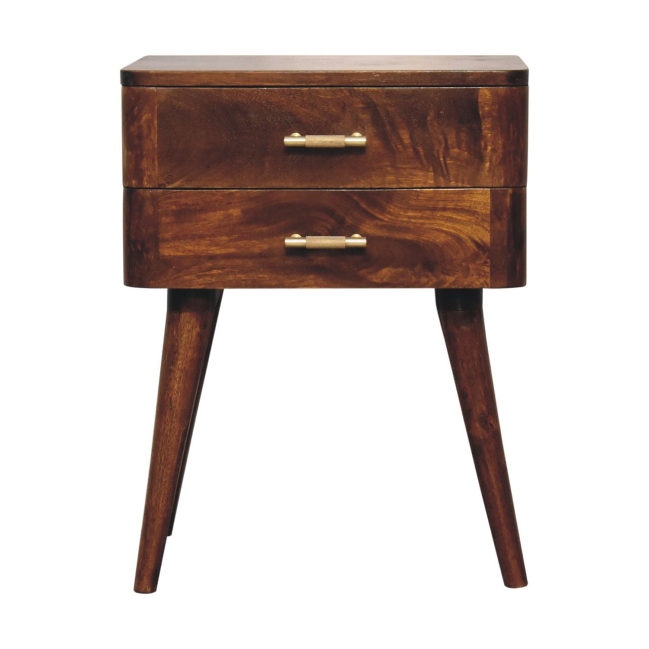 Chestnut T-Bar Nordic Nightstand-1