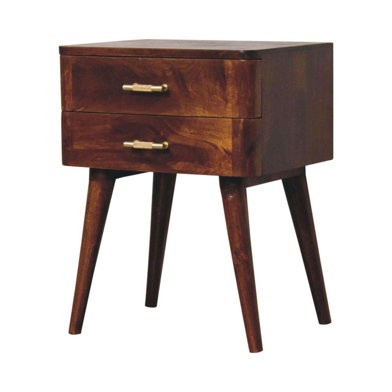 Chestnut T-Bar Nordic Nightstand-3