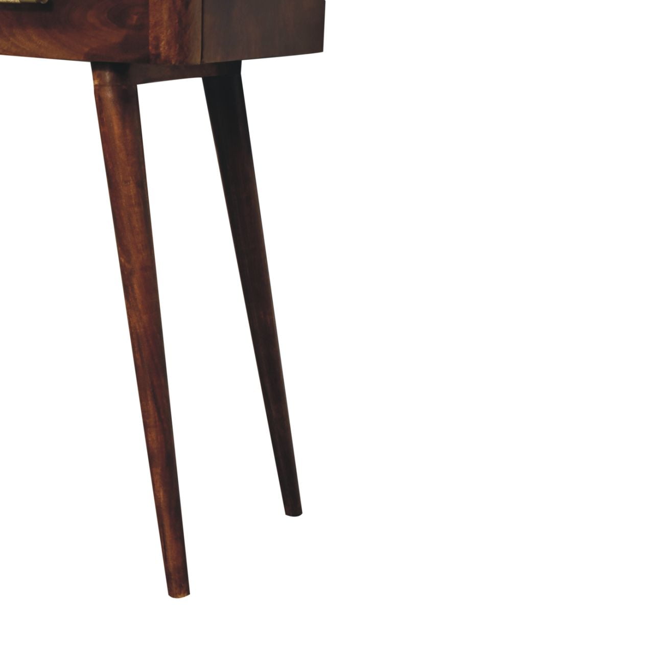 Chestnut T-Bar Console Table-7